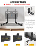 Mounting Dream Sound Bar Mount Bracket for Mounting Above or Under TV, Fits Most Sound Bars Up to 15 Lbs, with Detachable Long Extension Plates MD5420 🍁 All In One Marketplace Canada