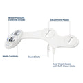 LUXE Bidet NEO 120 - Single Nozzle, Self-Cleaning, Non-Electric Bidet Attachment for Toilet Seat, Adjustable Water Pressure, Rear Wash (White) 🍁 All In One Marketplace Canada