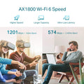 TP-Link AX1800 WiFi Extender Internet Booster RE605X-WiFi 6 Range Extender Covers up to 1500 Sq.ft and 25 Devices, Dual Band, Up to 1.8Gbps Speed, AP Mode w/Gigabit Port, APP Setup, OneMesh Compatible 🍁 All In One Marketplace Canada