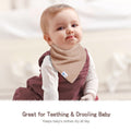 Lulumoon Muslin Baby Bibs 100% Cotton Baby Bandana Drool Bibs for Teething and Drooling, 8 Pack, Seashore 🍁 All In One Marketplace Canada