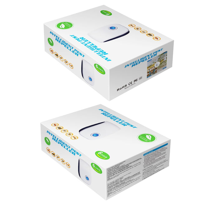 Pest Control Repeller, Plug-in Pest Control Repellent for Mouse, Insect, Cockroach, Mice, Spider, Bug, Ant, Mosquito, Rodent & Rats Indoor Use Repeller 6 Packs 🍁 All In One Marketplace Canada