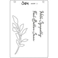 Sizzix A6 Layered Stencils 4PK Cosmopolitan, Frond by Stacey Park