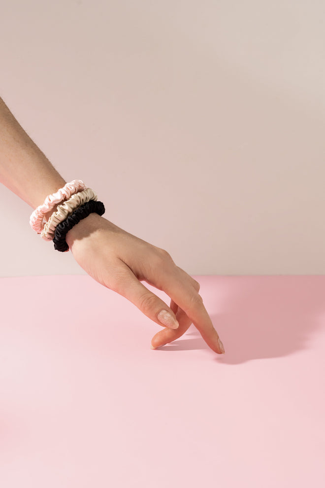 Sale - Slim Silk Scrunchie