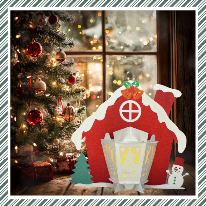 CrafTreat DIY Paper Lanterns - Winter House