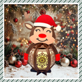 CrafTreat DIY Paper Lanterns - Reindeer