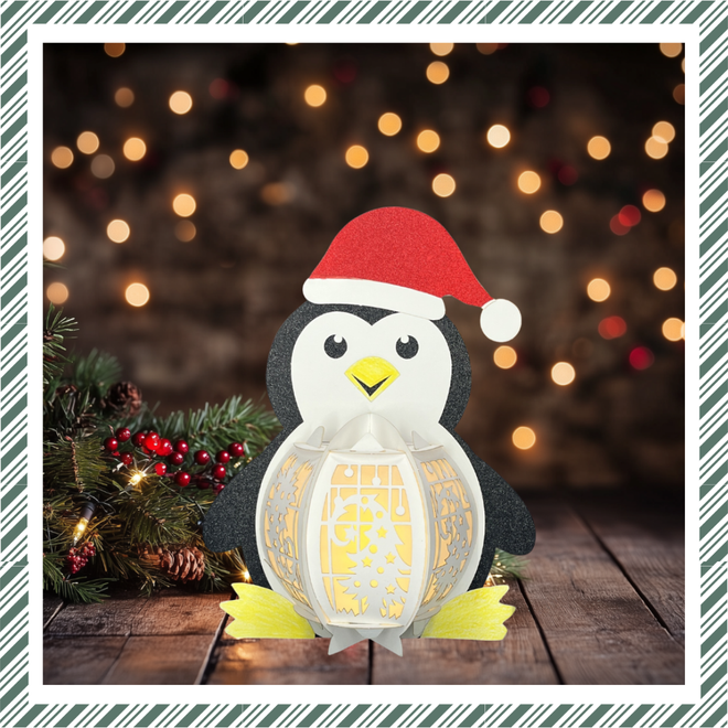CrafTreat DIY Paper Lanterns - Penguin