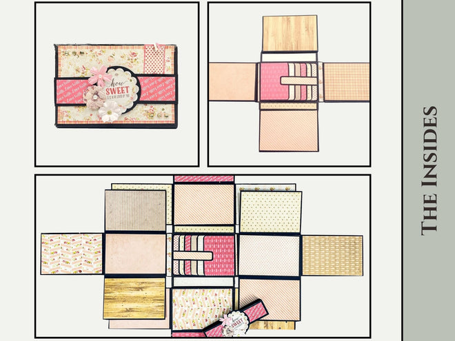 CrafTreat Scrapbook Blanks - Expanding Folio - Kraft Color