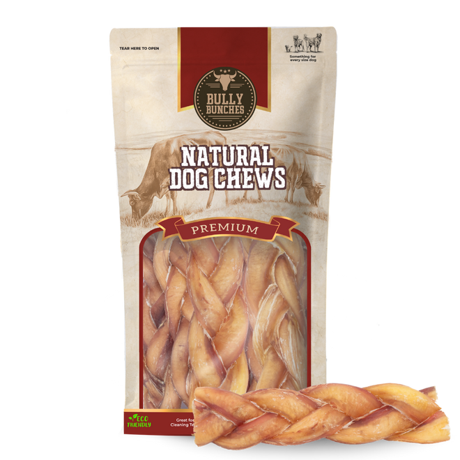 6 Inch Jumbo Braided Bully Stick