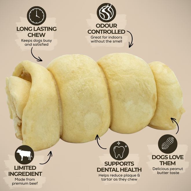 5-6 Inch Peanut Butter Cheek Roll