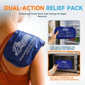 BICAREE Cold Gel Ice Packs Reusable for Injuries, Cold Compress - Relieves Muscle Pain, Sports Injury Recovery, Reduces Swellin (3-Piece Set) 🍁 All In One Marketplace Canada