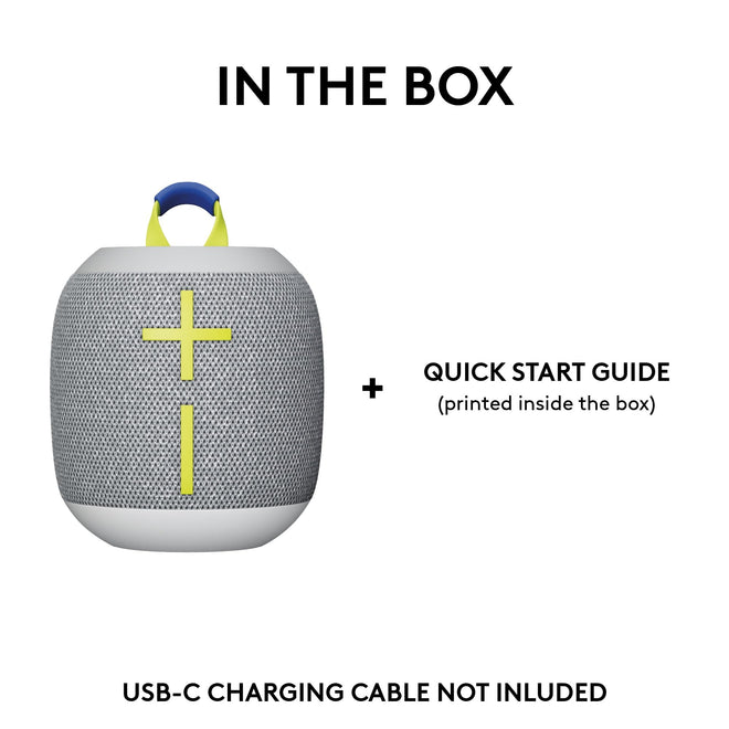 Ultimate Ears WONDERBOOM 4 Portable Waterproof Bluetooth Speaker with Big Bass and 360-Degree Sound, Dustproof Floating Speaker with 131ft (40m) Range - Gray 🍁 All In One Marketplace Canada