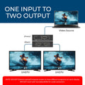 OREI HDMI Splitter 1 in 2 Out - 1x2 HDMI Splitter For TV Mirror Only - Not for Multi Monitors and HDCP Bypass, 1080P @ 60Hz & 4K @ 30Hz Resolutions – Powered HDMI splitter (HD-102) 🍁 All In One Marketplace Canada