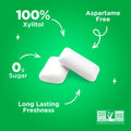 PUR Gum | Aspartame Free Chewing Gum | 100% Xylitol | Natural Spearmint Flavoured Gum, 55 Pieces (Pack of 6) 🍁 All In One Marketplace Canada