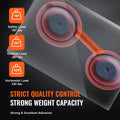 VEVOR Glass Suction Cup, 4.7" 2 Pack 330 lbs Load Capacity, Vacuum Suction Cup with Aluminum Handle, Heavy Duty Industrial Suction Cup Lifter Tool for Glass, Granite, Tile, Metal, Wood Panel Lifting 🍁 All In One Marketplace Canada
