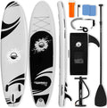 SereneLife 10'/10'6" Inflatable Stand Up Paddle Board with SUP Accessories, Inflatable SUP with Anti-Slip EVA Deck Pad, Wide Design Paddle Board for Adults and Youth 🍁 All In One Marketplace Canada