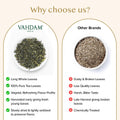 VAHDAM, Himalayan Green Tea Leaves (100g | 50+ Cups) Non GMO, Gluten Free | High Elevation Grown Green Tea Leaves From Himalayas | Pure Unblended Single Origin Green Loose Leaf Tea | Vacuum Sealed 🍁 All In One Marketplace Canada