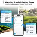 WiFi Water Timer for Garden Hose with Brass Inlet,Smart Hose Timer with WiFi Hub, APP & Voice Control,Up to 20 Watering Plans, 2-Zone Sprinkler Drip Irrigation System Controller for Watering 🍁 All In One Marketplace Canada
