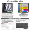 JETech Rotating Case ONLY for iPad Air 11-Inch M4/M3/M2 (2026/2025/2024), iPad Air 5/4 (2022/2020 5th/4th Generation 10.9-Inch), 360 Degree Rotation Protective Stand Cover Clear Back (Purple) 🍁 All In One Marketplace Canada