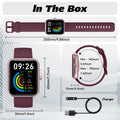 Smart Watch for Men Women with Bluetooth Call, Alexa Built-in, Heart Rate & Sleep Monitor, 1.83" DIY Dial Fitness Watch with 100+ Sport Modes, IP68 Waterproof, Compatible with Android iOS 🍁 All In One Marketplace Canada
