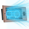 Hisummer Register Booster Fan for 4" x 10" Floor Register, Quiet 10-Speed Vent Fan Booster with Temp Sensor, 150 CFM Airflow, Improves Heating & Cooling, Remote Control (Oil-Rubbed Bronze) 🍁 All In One Marketplace Canada