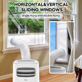 LOVIGA Portable Air Conditioner Window Kit, Window Vent Kit Seal Kit for Portable Air Conditioner Dryer, 25x102~162cm Length Adjustable 2022 Upgraded 100% Sealing Waterproof Easy to Install 🍁 All In One Marketplace Canada