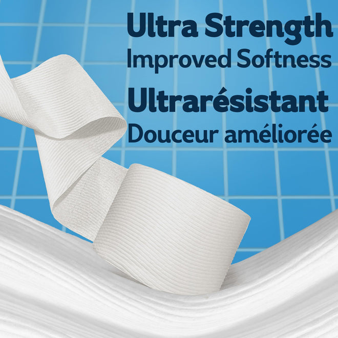 Cottonelle Toilet Paper, 24 Mega Rolls = 96 Regular Rolls, Ultra Clean, Strong Bathroom Tissue, 284 Sheets per Roll, Packaging May Vary 🍁 All In One Marketplace Canada
