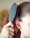 FRAMAR Black Boar Bristle Hair Brush - Natural Bristle Brush For Fine Hair, Boar Brush For Slicking Back Hair, Hair Brush For Women, Slick Back Hair Brush, Brosse a Cheveux, Brosse Poil De Sanglier 🍁 All In One Marketplace Canada