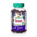 Jamieson Iron Gummies Grape Flavour, 90 Gummies, Supports Overall Health, Helps with Fatigue, Prevents Deficiency and Anemia. Vegetarian, Non-GMO, No Artificial Colours, Flavours or Preservatives 🍁 All In One Marketplace Canada