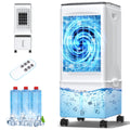 Portable Air Conditioner, 9.5L Portable AC Unit, 24H Fast Cooling, 3 Speeds Cooling Fan, Quiet Air Conditioner Portable w/7H Timer & Remote, Evaporative Air Cooler for Bedroom Home Office 🍁 All In One Marketplace Canada