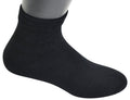 Yomandamor 5 Pairs Mens Bamboo Blend Cotton Ankle Extra-Wide Diabetic Socks with Seamless Toe(Size:10-13)(black) 🍁 All In One Marketplace Canada