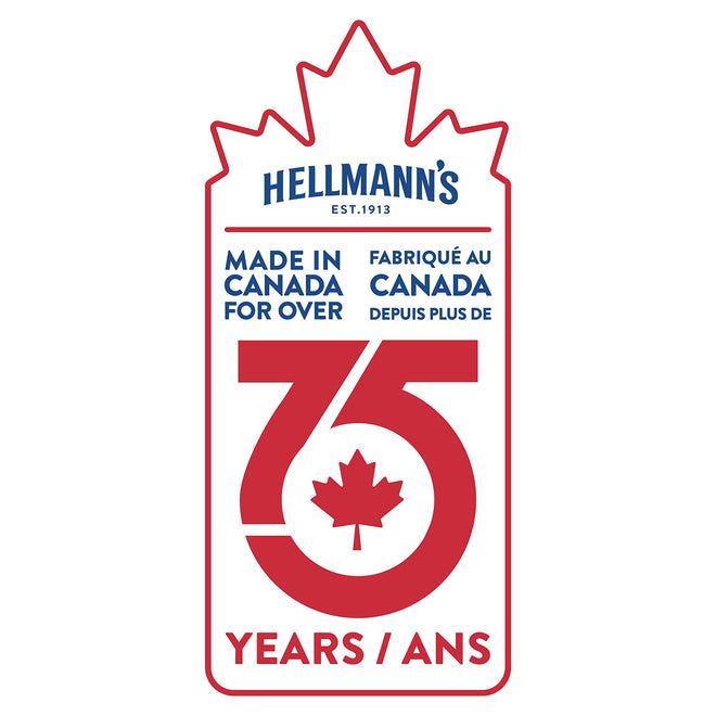 Hellmann's Mayonnaise ideal condiment for sandwiches, salads and burgers Olive Oil with free run eggs and canola oil 750 ml 🍁 All In One Marketplace Canada