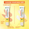 Garnier Vitamin C Daily UV Sunscreen Moisturizer SPF 50+, Brightening Glow Fluid for All Skin Tones, 50 mL 🍁 All In One Marketplace Canada