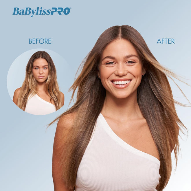 BaBylissPRO Nano Titanium & Ceramic Ultra-Slim Hair Straightener, Blue 🍁 All In One Marketplace Canada