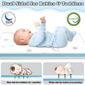 Home4me Pack and Play Mattress, 38" x 26" x 2.4", Portable, Trifold, Waterproof, Dual Sided (Firm & Soft) Mini Crib Mattress, Baby Toddler Memory Foam Mattress Pad for Play Pen 🍁 All In One Marketplace Canada