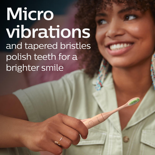 Philips One by Sonicare Rechargeable Toothbrush, 1 Brush Head, Champagne 🍁 All In One Marketplace Canada