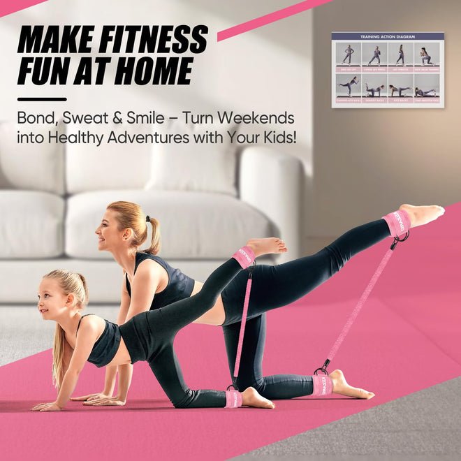 Resistance Bands with Ankle Straps, Ankle Weights Bands for Working Out, Exercise Band for Women Leg and Glute, Booty Workout Equipment for Kickbacks,Butt and Hip Training, Home Gym Fitness Equipment 🍁 All In One Marketplace Canada