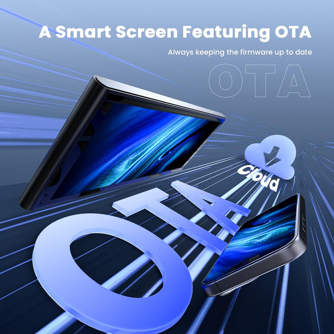 9.26" Carplay Screen for Car, Wireless Portable Car Play Screen for Apple CarPlay & Android Auto, OTA Updates, Backup Camera, Bluetooth 5.0, Mirror Link, Voice Control, GPS Navigation, FM 🍁 All In One Marketplace Canada