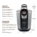 Keurig K-Elite Single Serve K-Cup Pod Coffee Maker, With Iced Brew Functionality And Quiet Brew Technology, Brushed Silver 🍁 All In One Marketplace Canada