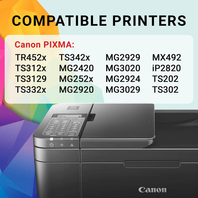 Canon Genuine Ink Cartridges PG-245XL Black/CL-246XL Colour, High-Yield Value Pack (2 Count), Original Canon Printer Ink for PIXMA TR4520 / TS3120 / TS3220 Series Printers 🍁 All In One Marketplace Canada