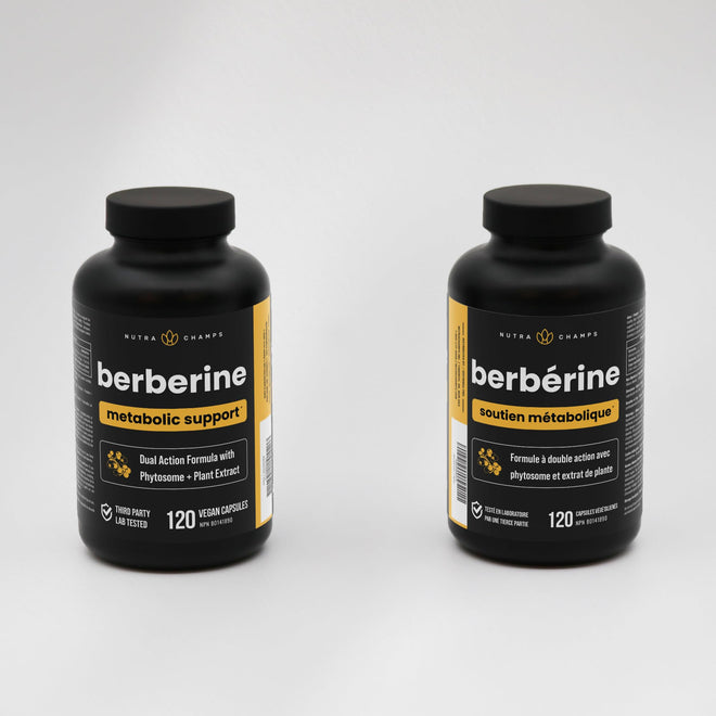 Berberine 1200mg Complex – 120 Count - Highest Purity 97% Berberine HCl + Patented Berbevis Phytosome for Max Absorption – Ultra Strength Capsules With Grape Seed Extract - Berberine Supplement Supports Glucose Metabolism & Healthy Blood Sugar Levels