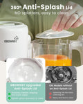 Grownsy Baby Food Maker with Steam Basket, One Step Baby Food Processor Steamer Puree Blender Grinder Mills Machine, Auto Cooking Grinding and Sterilizing for Healthy Homemade Food, BPA-Free 🍁 All In One Marketplace Canada