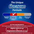 Gaviscon Extra Strength Tablets - 60 Count - Chewable Foaming Antacid Tablets for Day and Night Heartburn Relief, Acid Reflux and GERD Relief, Fruit Blend - Free of Aluminum, Lactose and Gluten 🍁 All In One Marketplace Canada