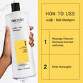 Nioxin System 1 Scalp + Hair Thickening Shampoo | For Natural Hair with Light Thinning | Strengthen Against Breakage with Niacinamide & Biotin | 16.9 Fl Oz 🍁 All In One Marketplace Canada