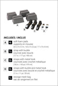 Pelican Sport PS0520-3 Canoe Car Roof Top Carrier Rack, Charcoal/Black 🍁 All In One Marketplace Canada