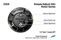 Rain Bird 32SA/4PK 32SA Simple Adjust Gear Drive Rotor, Adjustable 40° to 360° Pattern, 19' - 32' Spray Distance, 4-Pack 🍁 All In One Marketplace Canada