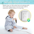 4our Kiddies Baby Proofing Outlet Covers (60 Pack) Electric Outlet Plug Covers for Child Safety, Baby Socket Cover Protector Cap to Prevent Child from Power Shock Hazard 🍁 All In One Marketplace Canada