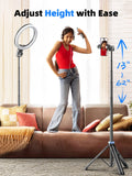 Kaiess 62" Phone Tripod, Selfie Stick Tripod & Phone Tripod Stand with Remote, Cell Phone Tripod for iPhone, Extendable Travel Tripod Compatible with iPhone/Android/Camera 🍁 All In One Marketplace Canada