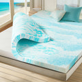 Sweetcrispy 3 Inch Twin XL Memory Foam Mattress Topper, Blue 🍁 All In One Marketplace Canada