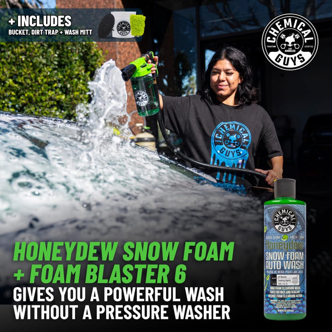 Chemical Guys 14-Piece Arsenal Builder Car Wash Kit with Foam Gun, Bucket and (5) 473 ml Car Care Cleaning Chemicals (Works w/Garden Hose) 🍁 All In One Marketplace Canada