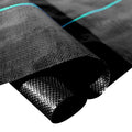 VEVOR 6.5FTx300FT Premium Weed Barrier Fabric Heavy Duty 3OZ, Woven Weed Control Fabric, High Permeability Good for Flower Bed, Geotextile Fabric for Underlayment, Polyethylene Ground Cover 🍁 All In One Marketplace Canada